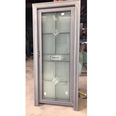 China Traditional Popular Aluminum Alloy Bathroom Glass Doors Waterproof for sale