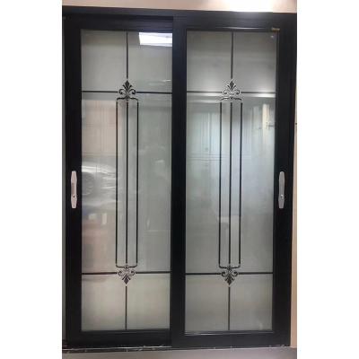 China Modern durable double glazed sliding doors and aluminum glass windows for sale