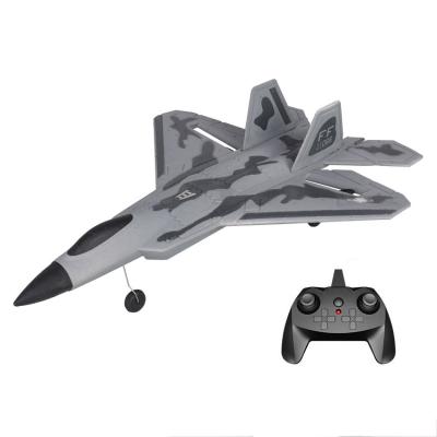 China Wholesale F22 RC Model RTF PPE Scum Jet Airplane Remote Control Rc Fighter Plane Toy For Sale for sale