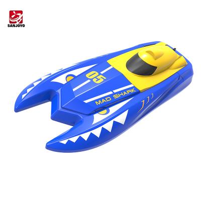 China Electronic Hobby H128 2.4Ghz 10Km/H Mini Rc Toy Sailing Hight Speed ​​Boat With Rechargeable Battery For Kids for sale