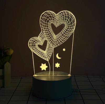 China USB Creative Home Light Children's Acrylic LED Light Creative Child's Bedroom Night Light USB Decoration Gift for sale