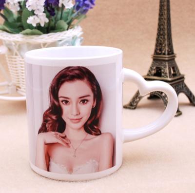 China Thermal Enamel Mug 11oz Vacuum Coating DIY Mug Sublimation Thermal Mug Europe Transfer Coating Enamel Thermal Mug for sale