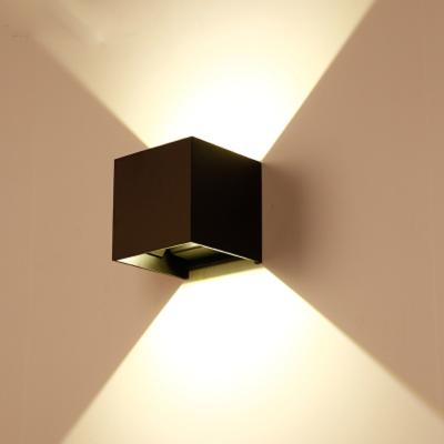 China Dimmable 10W Modern Indoor Aluminum Wall Sconce Down LED Wall Lamp For Living Room Bedroom Hallway Decor for sale