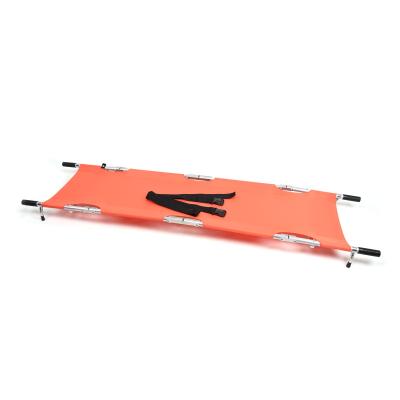 China Portable Lightweight Patient Transport Fold PVC Stretcher PVC Cradle for sale