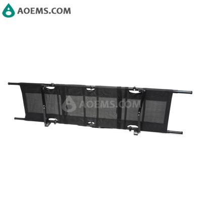 China Transfer Field Injured Person Aluminum Alloy Portable Military Folding Stretcher for sale