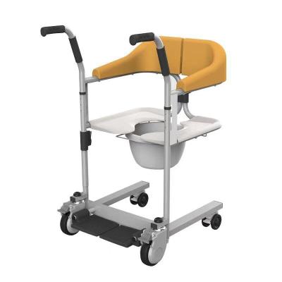 China Hotsales Products Machine Mobile Patient Hospital Transfer Home Lift Chair Commode AO-TC101 for sale