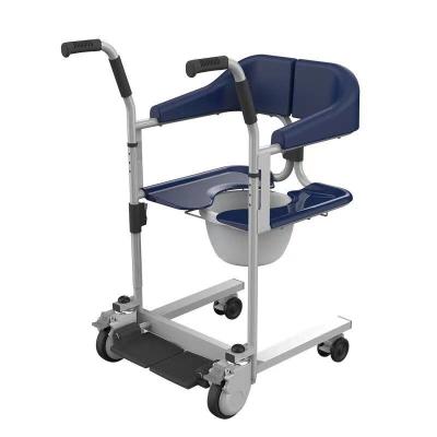 China Hotsales Products Machine Mobile Patient Hospital Transfer Lift Chair Home Commode Chair For Disabled 70x47x94cm for sale