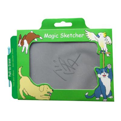 China Custom Printing Logo Eco-friendly Design Porcelain Slate Magic Slate Drawing Board for sale