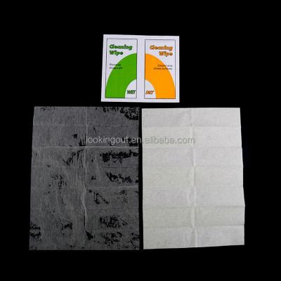 China Branding Ad Nonwoven Customizable Glass Cleaning Wet Cloths for sale