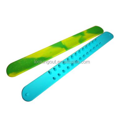 China Printable Customized Perfume Logo Image Metal Slap Bracelets for sale