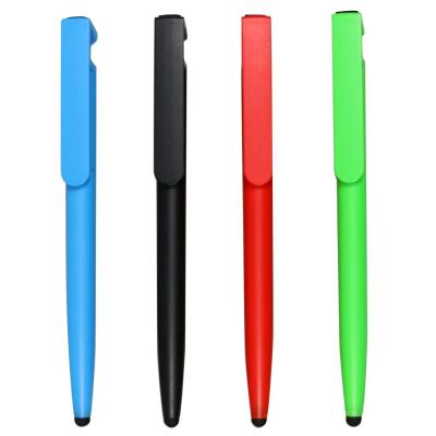 China Mobile phone promotional printable hot stamping 4 in 1 stylus pen for sale