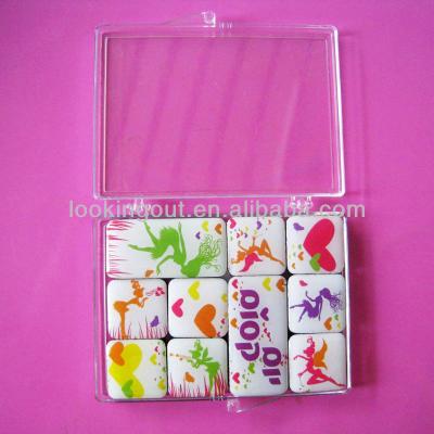 China Great for promotion and good decoration promotional gift custom epoxy resin fridge magnet set for sale