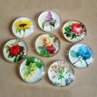 China Hot 2018 Souvenir Promotional Round Fridge Magnet In Crystal for sale