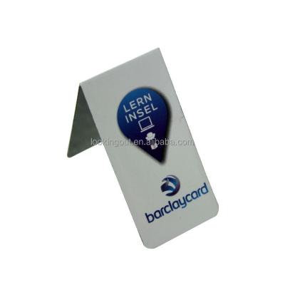 China Universal Porcelain Promotional Magnetic Bookmarks With Custom Logo for sale