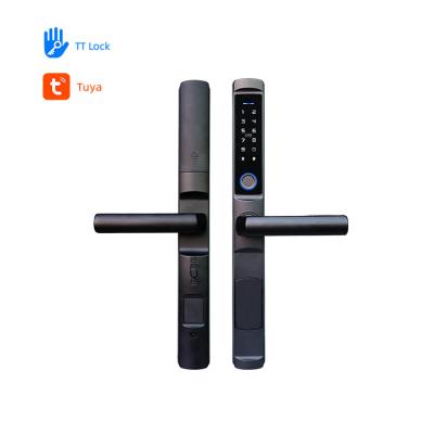 China Wifi Control Glass Door Digital Lock ROHS Electronic Smart Door Lock for sale