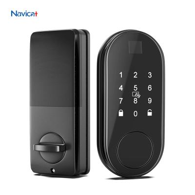 China Aluminum Smart Home Door Lock Anti Theft Sliding Door Smart Lock for sale