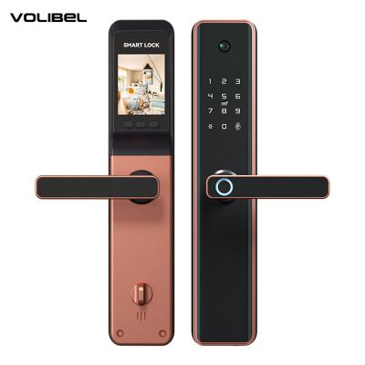 China Password Wifi Bluetooth Door Lock 70mm Tuya Glass Door Lock For Apartment for sale