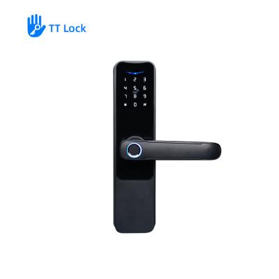 China Zinc Alloy Tuya Smart Door Lock 170mm*70mm*30mm With Key Unlock Mode for sale