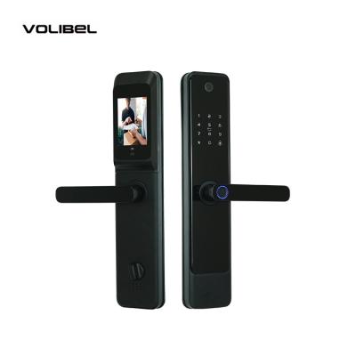 China Type-C Charging Smart Door Lock Tuya App Remote Control with Fingerprint Camera for sale