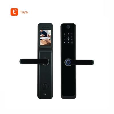 China Semiconductor Fingerprint Smart Door Lock 250 Group Capacity 50 Fingerprint Recognition Silver/Red Bronze for sale