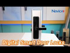 Fingerprint Digital Smart Door Locks Semiconductor Easy Installation Anti Theft