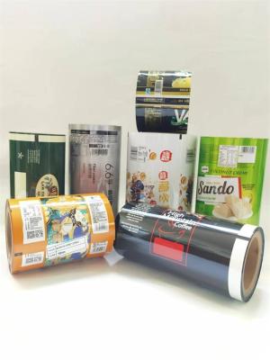 China Plastic Foil Printed Laminated Rolls Film Food Packaging For Snack Te koop