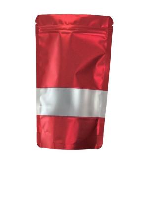 China Customized Mmetalic Barrier Coffee Packaging Pouch Stand Up With Window for sale