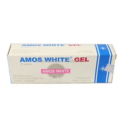 China Best Tube Lighting Plastic Packaging Whitening AMOS Cream White Gel for sale