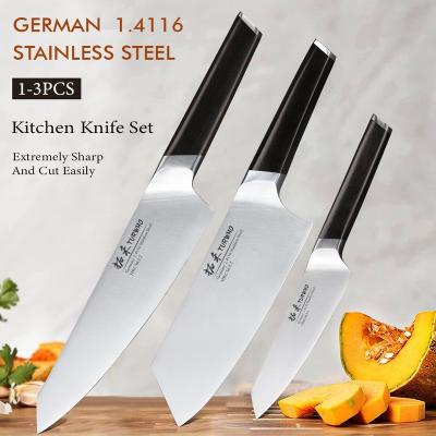 China German set of 1.4116 of viable original stainless steel kitchen knives for sale