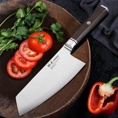 China Sustainable Custom Premium Sandvik 14C28N Stainless Steel Cleaver Head Knife for sale