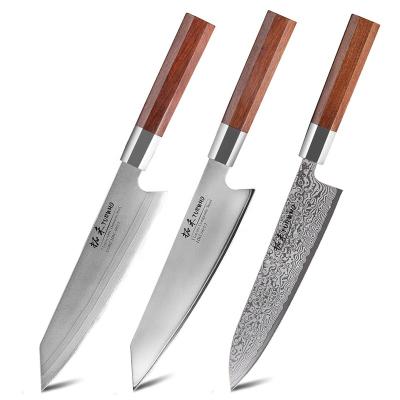 China Viable Newcomers Gyuto Handmade Knives Forged Steel Japanese Chef Knife Set for sale