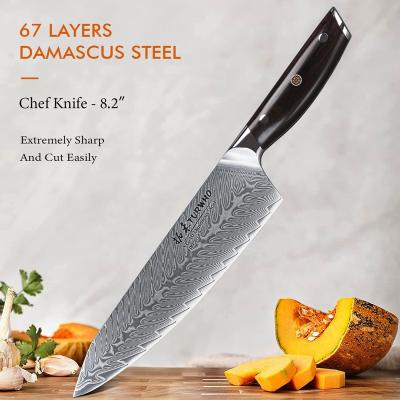 China Hot Selling Viable Classic 8 Inch Damascus Kitchen Chef Knife for sale