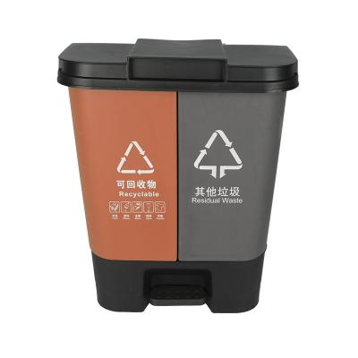 China Miscellaneous Street Promotional Goods Using Restaurants Household Indoor Large Pedal Trash Can With Lid for sale