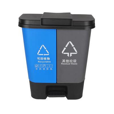 China Street sell well guaranteed new type quality city restaurant household trash can with foot pedal for sale