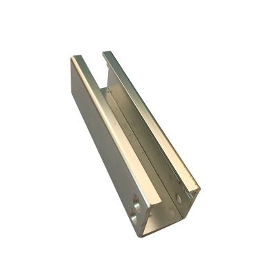 China Decorations aluminum alloy guide can be customized processing metal processing aluminum materials and aluminum alloy materials for sale