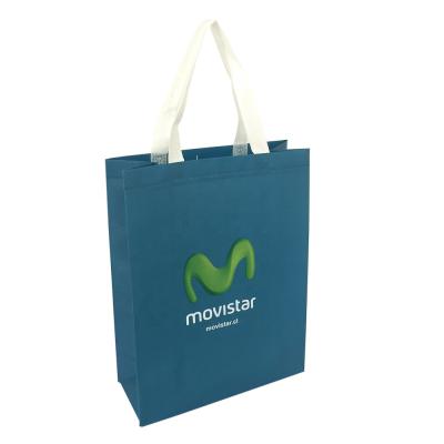 China Washable Eco Friendly Reusable Laminated Polypropylene Non Woven Fabric Ultrasonic Shopping Carry Bag for sale