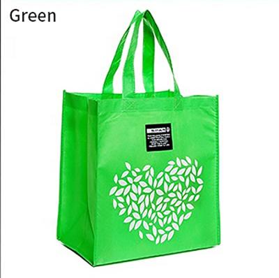 China Customized cheap reusable reusable shopping bag handled packaging recycled non woven eco bag with logo for sale