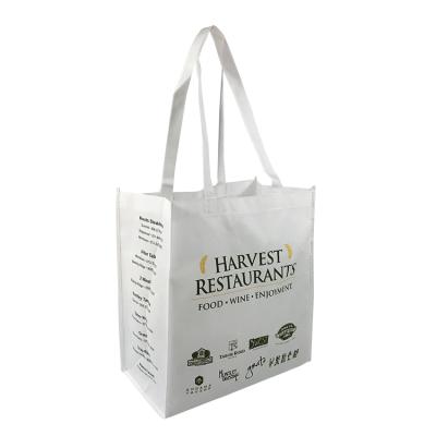 China Customized Handled Eco Friendly Recyclable Printing Non Woven Bag PP Shopping Bag Promotional Non Woven Printing for sale