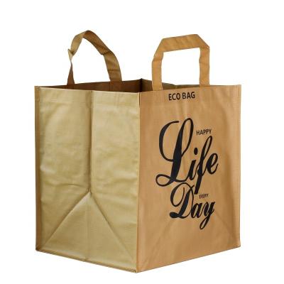 China Logo Printing Washable Reusable Customized Large PP Woven Bag for sale