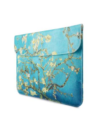 China Perfect Protective Case / Flip Printed Laptop Sleeve Bag Compatible For 13-13.3 Inch MacBook Pro / Air - PU Leather With 360 Protective Case for sale