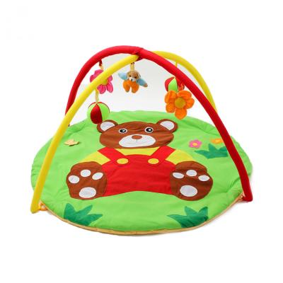 China Wholesale Educational Infant Baby Gym Toy Barrel Rattle Mat Early Fitness Foot Rack For Kids Play Mat Babies for sale