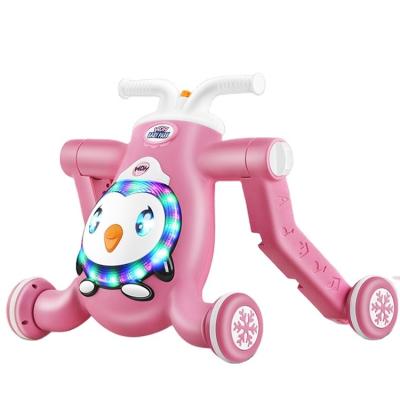 China Made Plastic Best Size Quality Selling Education 3 in 1 Baby Walker With Music Baby Walker Toys Car Scooter Multifunction for sale