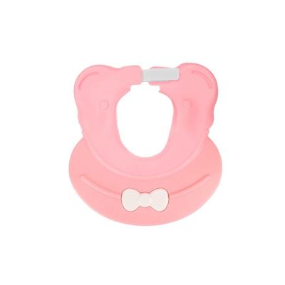 China Newest Baby Shampoo Cap Custom Safe Harmless Material Ear Stocked Kids Bath Soft Cap for sale