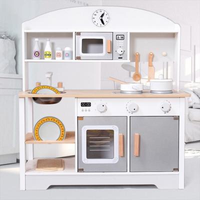 China Best Selling Japanese Style Play House Interactive Toys Kitchen Toy Set Cook Wooden Simulation Kitchen Toys For Children for sale