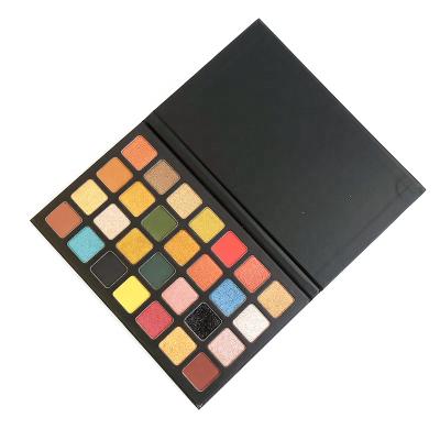 China High Colorant Eyeshadow Brand Customized Cardboard New Best By Makeup Artists Make Your Own 28 Colors Glitter Eyeshadow Palette for sale