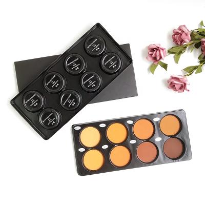 China CONCEALER 8 Colors Face Contour Powder Waterproof Long Lasting Face Pressed Foundation Powder for sale