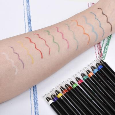 China Waterproof wholesale eyeliner high moq low pigmented custom eyeliner vegan color eyeliner pen for sale