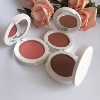 China 2022 Waterproof New Fashion Matte Long Lasting White Case Custom Blushes Private Label Blush Palette Makeup for sale