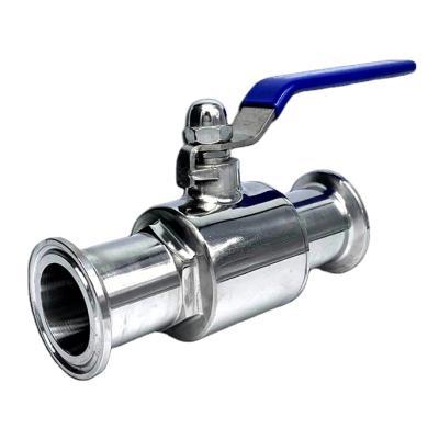 China Carans TKFM General Flange Chuck Stainless Steel 304 Health Class Quick Loading Sanitary Ball Valve 3/4