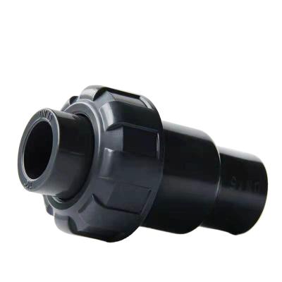 China TKFM lightweight suppliers plastic water non return to stop UPVC check valve dn15 for sale